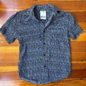 100% Cotton Indie Sleaze Vintage Short Sleeve Button Down